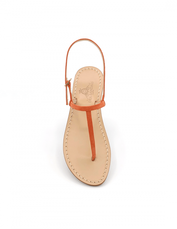 Piazzetta rust suede leather Sandals