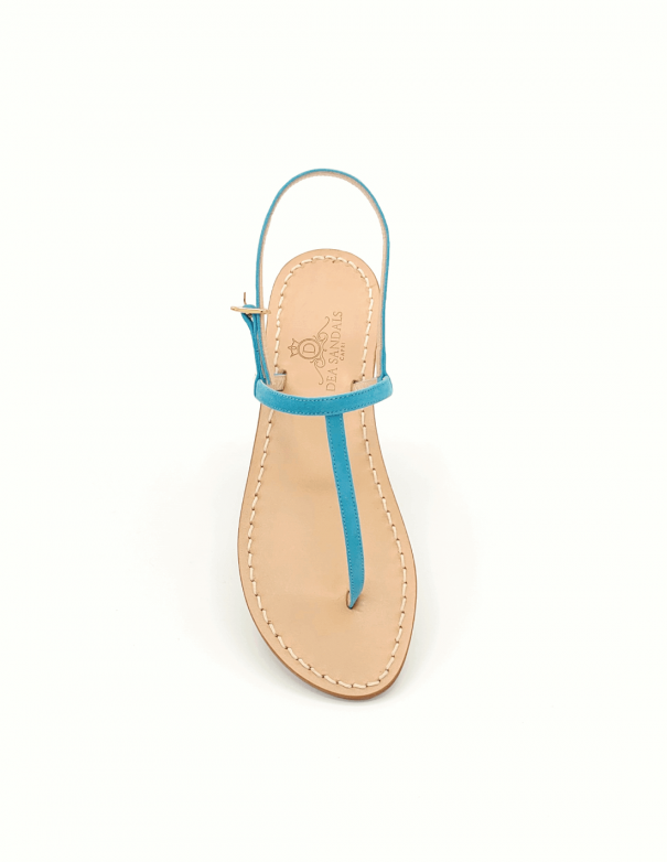 Piazzetta Light blue Suede sandals
