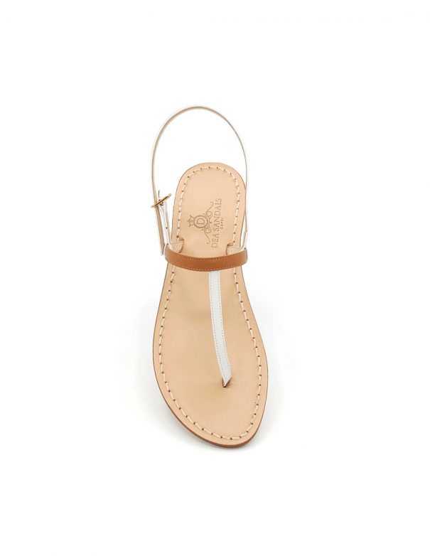 Piazzetta White leather color sandals