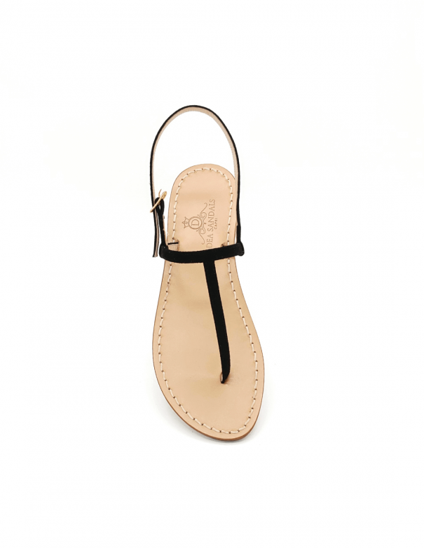 Piazzetta black suede leather Sandals