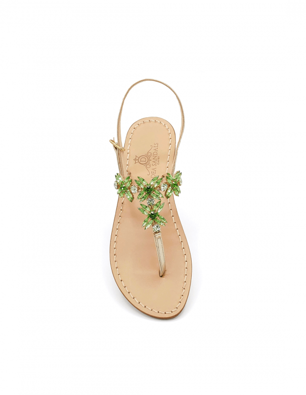 Bagni di Tiberio green sandals
