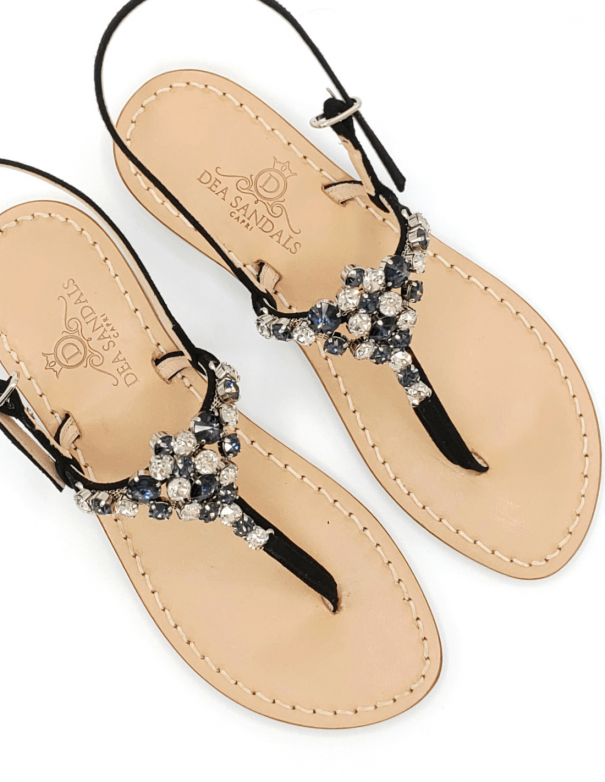 Jeweled Sandals Dea Sandals handmade with Swarovski crystals (2)