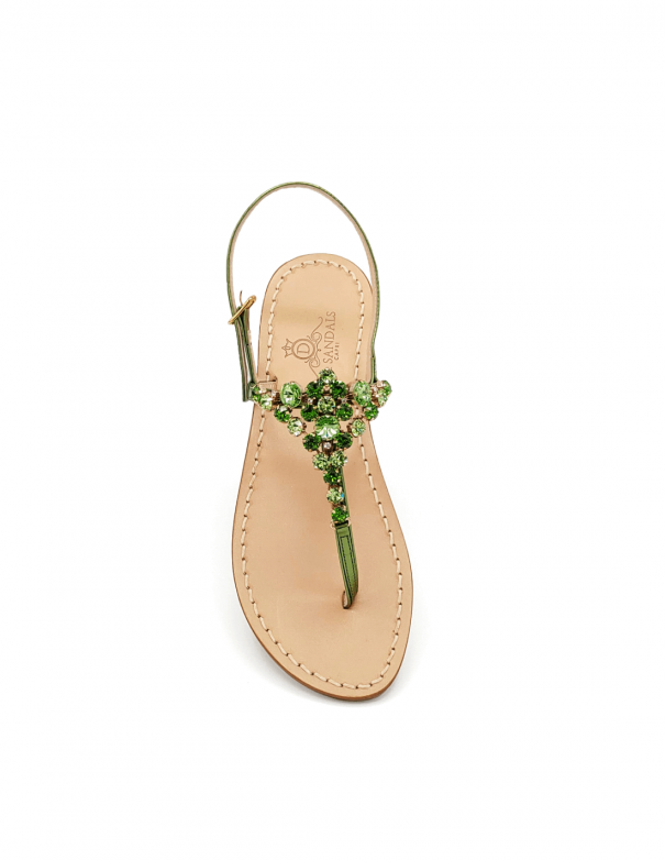 Costa Smeralda Green Sandals