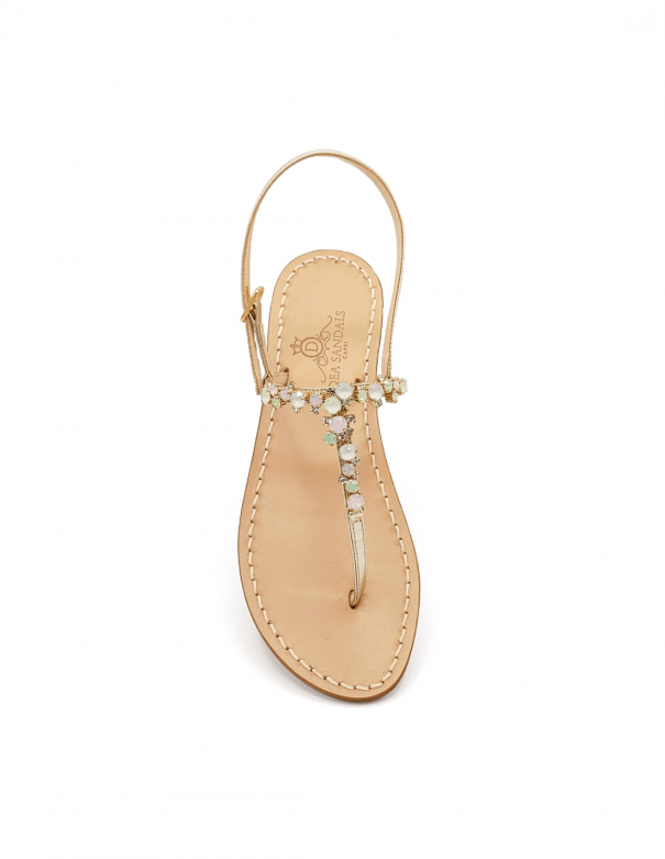 Capri Paradise Opal jewel sandals