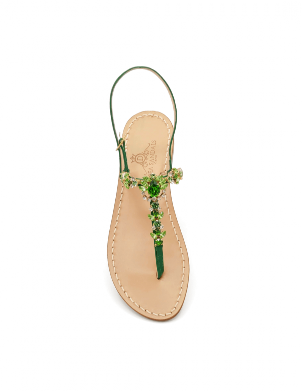 Princess Green Capri Sandals