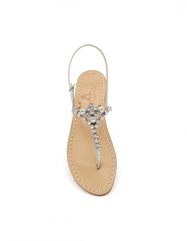 Costa Smeralda Silver Sandals