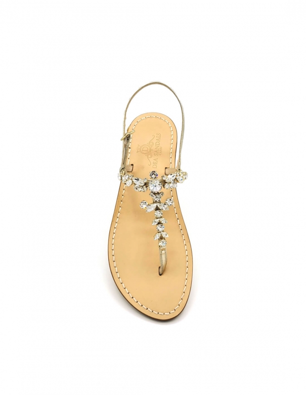 Scopolo Crystal Jeweled Sandals