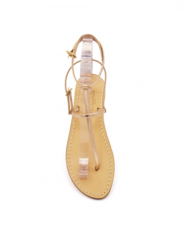 Platinum Pink Gold Slave Sandals