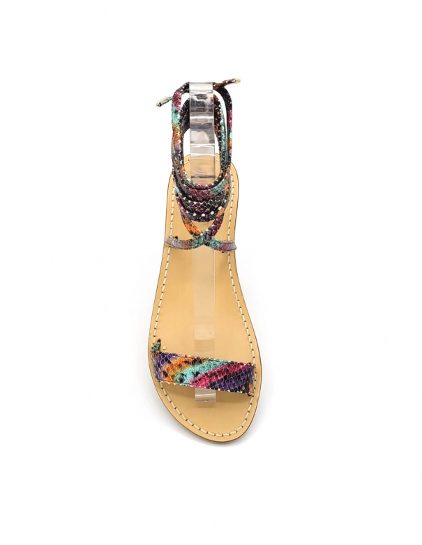 Ligea Python Multicolor Sandals